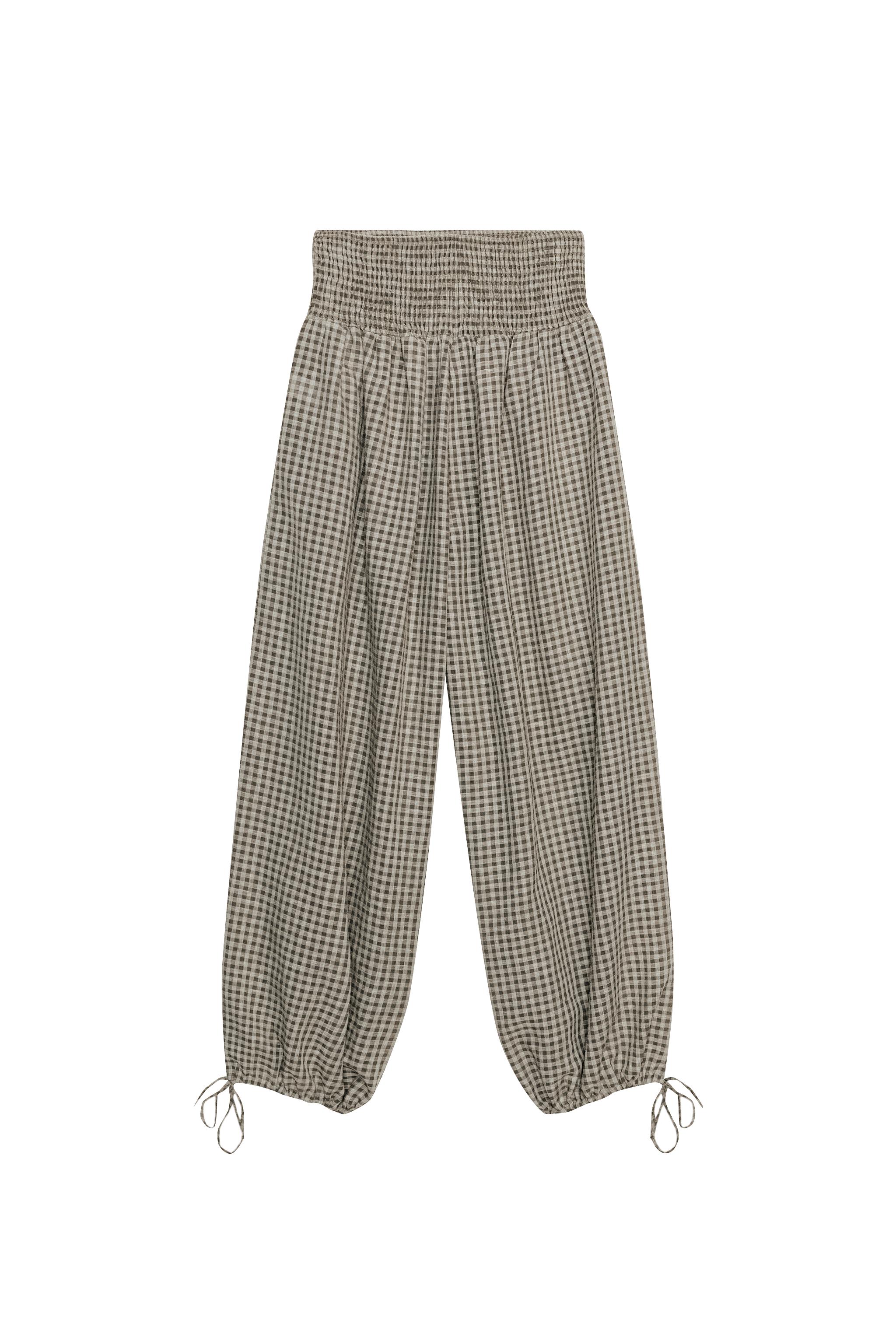 PANTALON À TAILLE ÉLASTIQUE